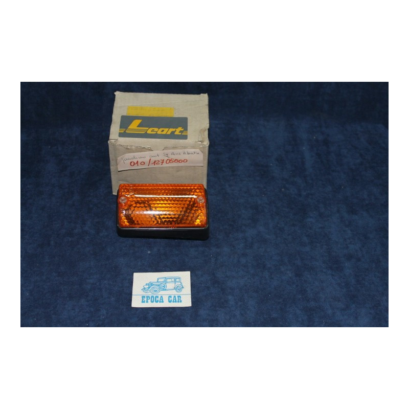 A112 FINO A 1978  FANALINO ARANCIONE ANT. SX BORDO NERO  LEART