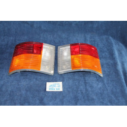 A112 2°S   COPPIA FANALINI POST. CON RETRO  BORDO BIANCO  ALTISSIMO