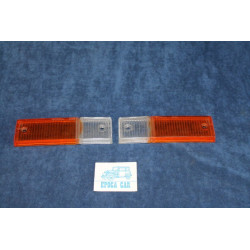 BETA COUPE'   COPPIA PLASTICHE BICOLORI PER FANALINI ANTERIORI   SIEM