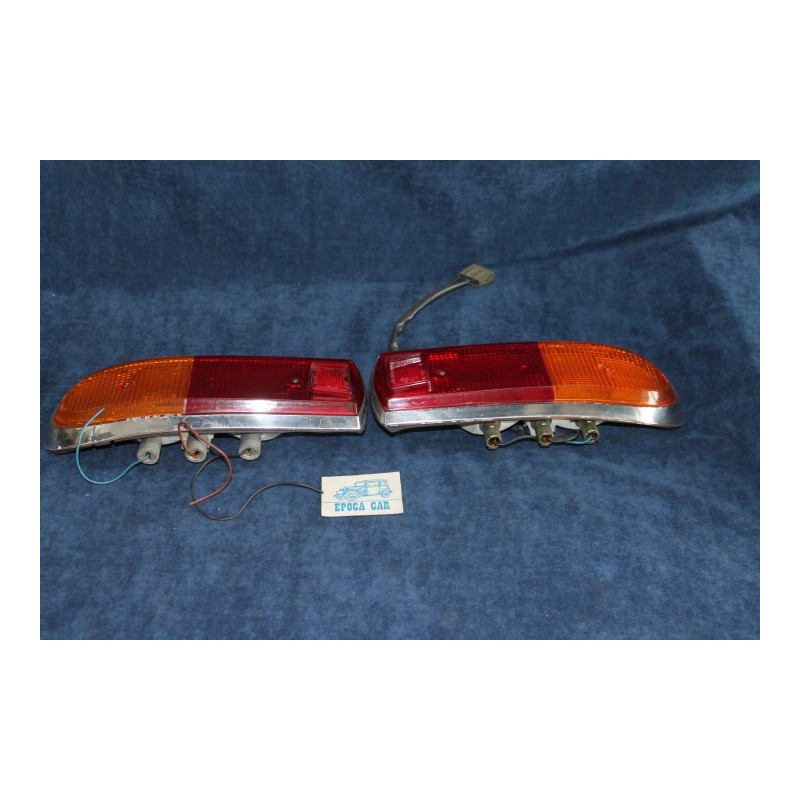 FULVIA ZAGATO 2°S.   PAIR REAR TAILIGHT (POOR-DISCRETE CONDITION)   SEIMA