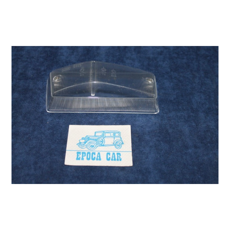 FULVIA ZAGATO 2°S.   PLASTICA BIANCA (BORDO TRASPARENTE) PER FANALINO ANTERIORE DX   CIBIE'
