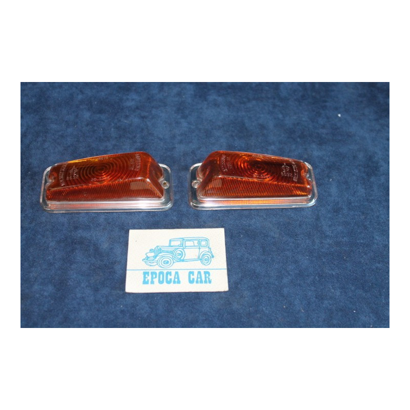 FULVIA SEDAN 1°S.   PAIR ORANGE LENSES FOR FRONT LIGHTS   ALTISSIMO