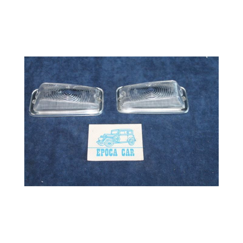 FULVIA BN 1°S.   COPPIA PLASTICHE BIANCHE PER FANALINI ANT.   ALTISSIMO