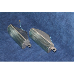 LANCIA 2000 HF   COPPIA FANALINI ANT. PLASTICA AZZURRATA   ALTISSIMO