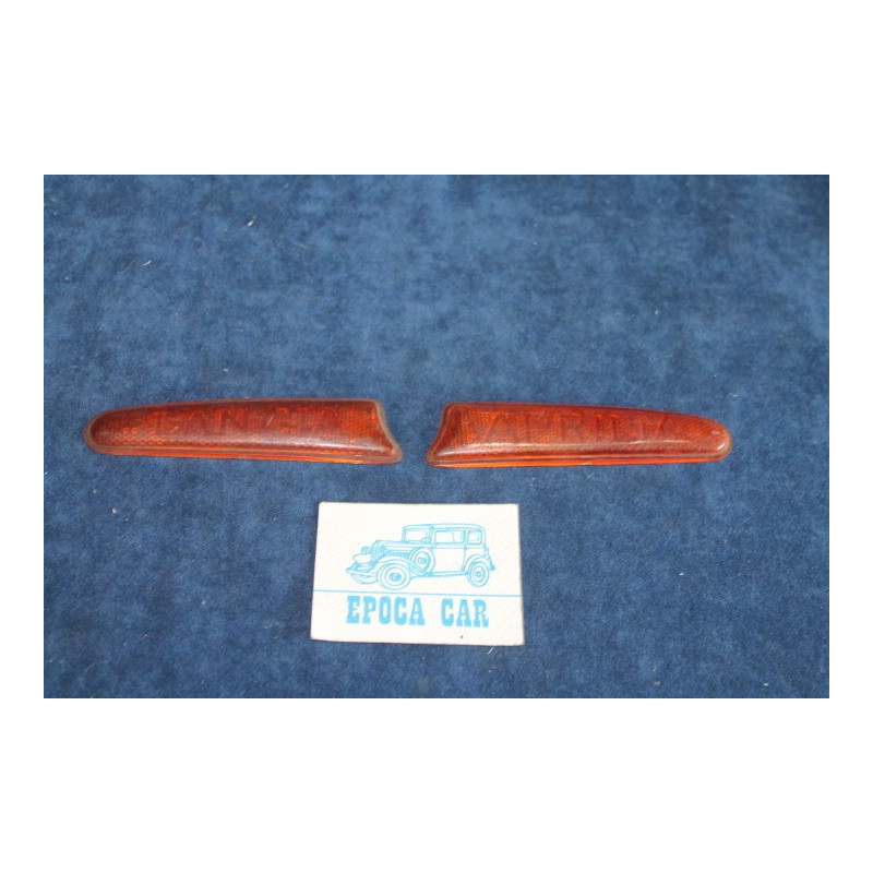 APRILIA   PAIR ORANGE LENSES FOR PLATE LIGHT