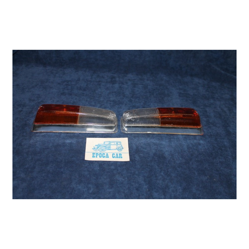 GIULIA 2°S.   PAIR BICOLORED LENSES FOR REAR LIGHTS   P.V.