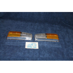 PAIR BICOLORED LENSES FOR FRONT LIGHTS   OLSA