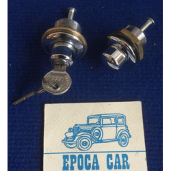 PUSH BOTTOM OPEN DOOR (PAIR) BRASS