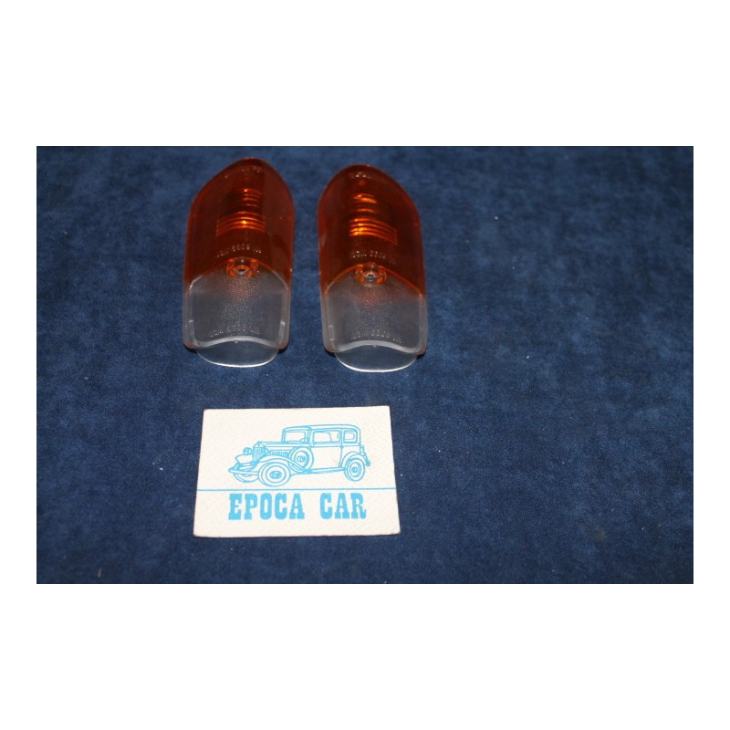 GT 1300 SCALINO 1°S.   COPPIA PLASTICHE BICOLORI PER FANALINI ANT.   CATALUX