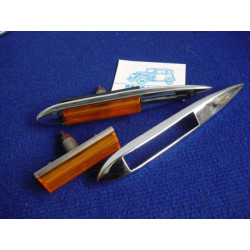 SIDE LIGHTS WITH CHROME PAIR