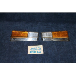 1750 SEDAN 2°S.-2000   PAIR BICOLORED LENSES FOR FRONT LIGHTS (FAIR CONDITION)   VERALUX