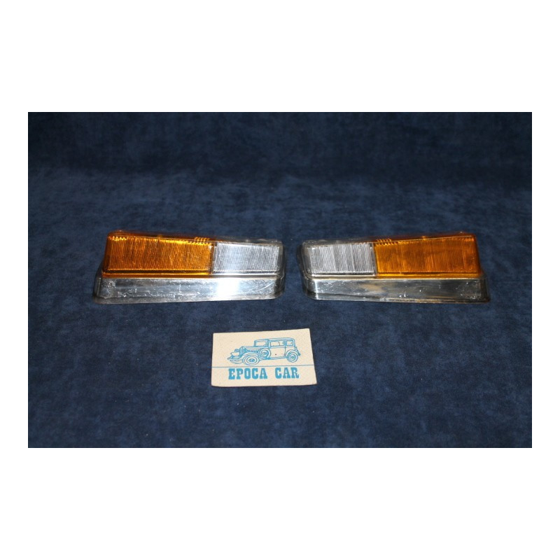 1750 SEDAN 2°S.-2000   PAIR BICOLORED LENSES FOR FRONT LIGHTS (FAIR CONDITION)   VERALUX