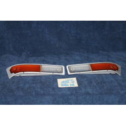 ALFETTA GT GTV   COPPIA PLASTICHE BICOLORI CON BORDO PER FANALINI ANT.   ALTISSIMO