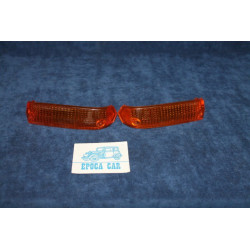 ALFASUD   PAIR ORANGE LENSES FOR FRONT LIGHTS   CARELLO
