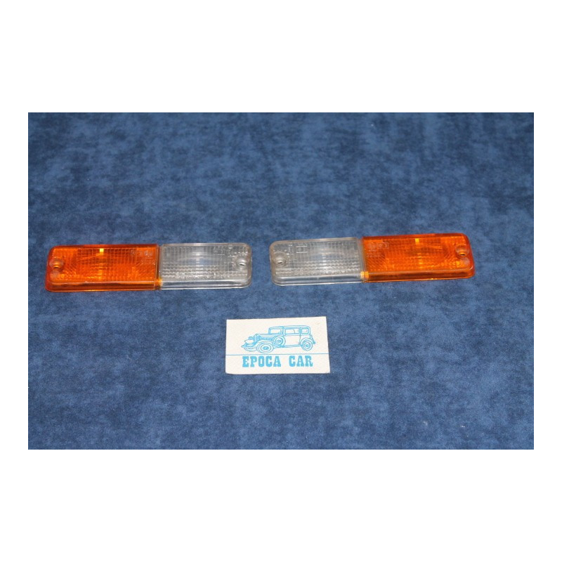 132  (1977-1980)   COPPIA PLASTICHE PER FANALINI ANT.   SEIMA