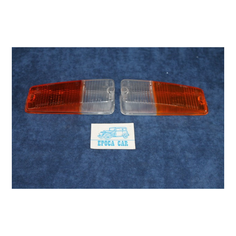 132   PAIR BICOLORED LENSES FOR FRONT LIGHTS   ALTISSIMO   