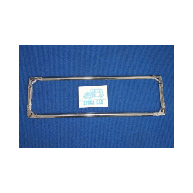 CORNICE TARGA ANTERIORE INOX (SPEC. MISURE)