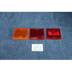 132 1°S.   LENSES ( 3 PIECES ) FOR REAR LEFT TAIL LIGHT   ALTISSIMO