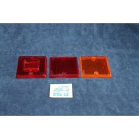 132 1°S.   LENSES ( 3 PIECES ) FOR REAR RIGHT TAIL LIGHT   STARS