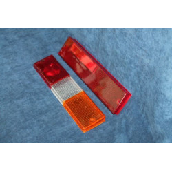 131 L-CL-SUPERMIRAFIORI   LENSES (2 PIECES) FOR REAR RIGHT TAIL LIGHT   SIEM
