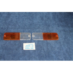 131   PAIR BICOLORED LENSES FOR FRONT LIGHTS   ARIC