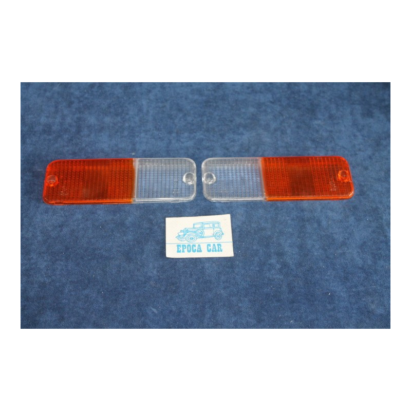 131   PAIR BICOLORED LENSES FOR FRONT LIGHTS   VERALUX