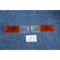 131   PAIR BICOLORED LENSES FOR FRONT LIGHTS   SIEM