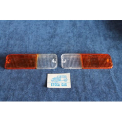 131   PAIR LENSES FOR FRONT LIGHTS   P.V.