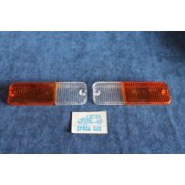 131   PAIR LENSES FOR FRONT LIGHTS   P.V.