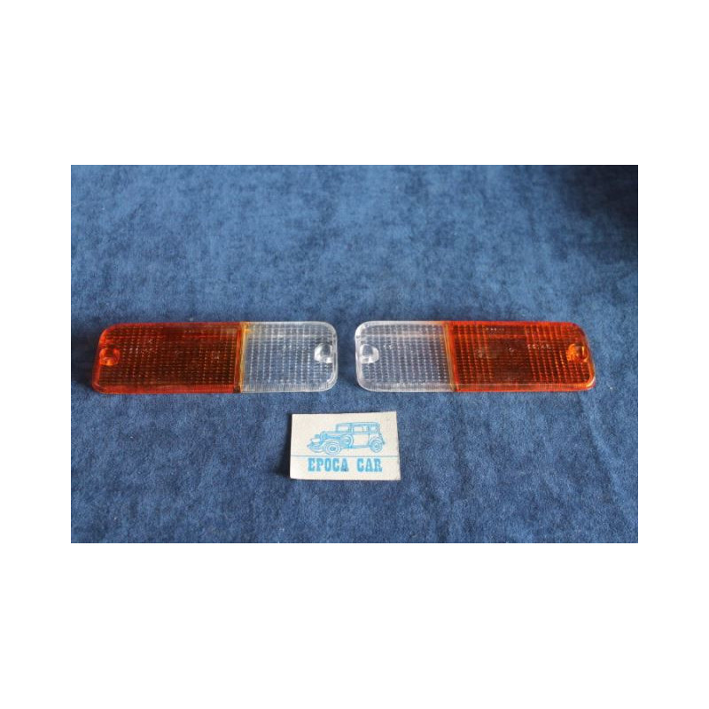 131   PAIR LENSES FOR FRONT LIGHTS   P.V.