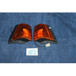 127 3° SERIE  PAIR FRONT LIGHTS (BLACK BODY)   VERALUX