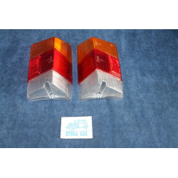 126 BLACK-SILVER  PAIR LENSES FOR REAR LIGHTS   ALTISSIMO