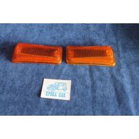 126  COPPIA PLASTICHE ARANCIONI PER FANALINI ANT.   LEART