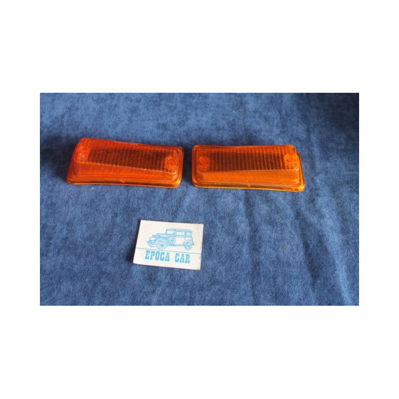 126  PAIR ORANGE LENSES FOR FRONT LIGHTS   LEART