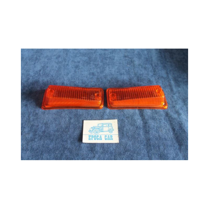 126  PAIR ORANGE LENSES FOR FRONT LIGHTS   VERALUX