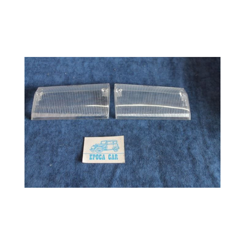 130 COUPE'  PAIR LENSES FOR FRONT LIGHTS   STARS