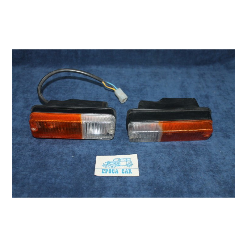 128 COUPE'   PAIR FRONT LIGHTS WHIT CAP   ALTISSIMO