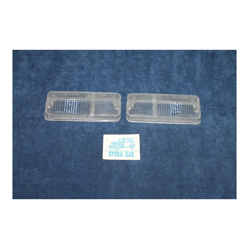 128 COUPE'   COPPIA PLASTICHE BIANCHE PER FANALINO ANT. ALTISSIMO