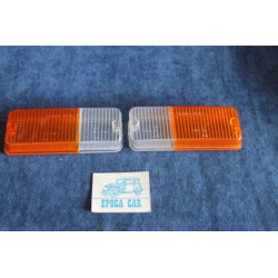 128 COUPE'  COPPIA PLASTICHE BICOLORI PER FANALINI ANT.   CABBIALUX