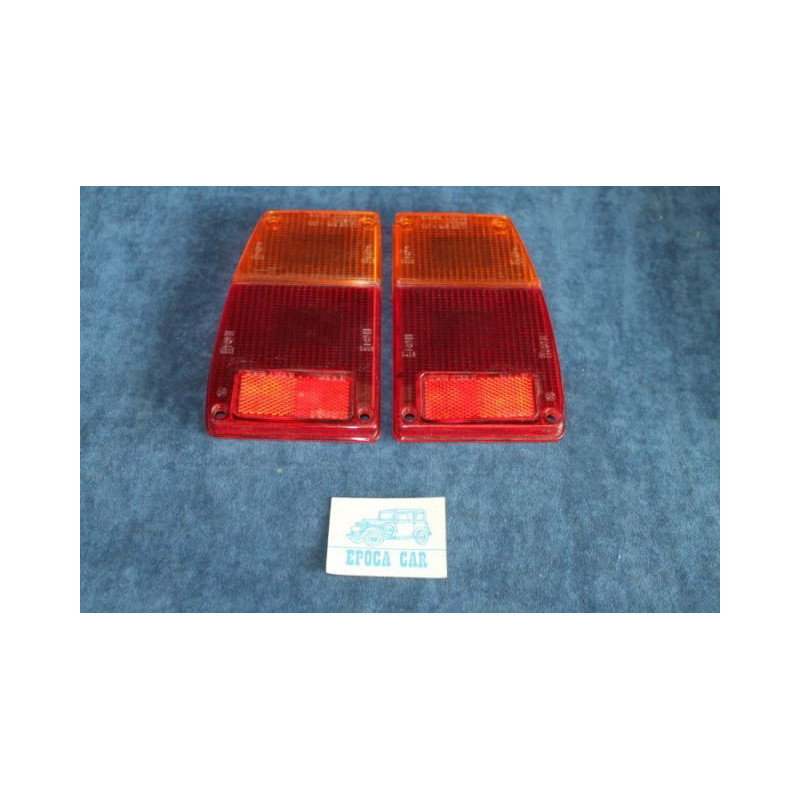 128 COUPE'  COPPIE PLASTICHE BICOLORI PER FANALINI POST.(VITE GRANDE)    STARS