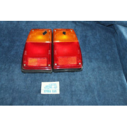 128 COUPE' COPPIA FANALINI POST. (VITE IN PLASTICA) BORDO NERO   STARS