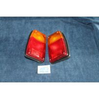 128 COUPE' S  PAIR REAR LIGHT (METAL SCREW) BLACK EDGE   ALTISSIMO