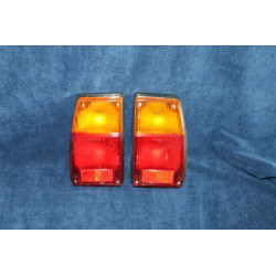 128 COUPE' S  COPPIA FANALINI POST. (VITE IN METALLO) BORDO NERO   ALTISSIMO