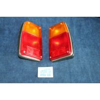 128 COUPE' SL PAIR REAR LIGHTS (PLASSTIC SCREW) CHROME EDGE   ALTISSIMO