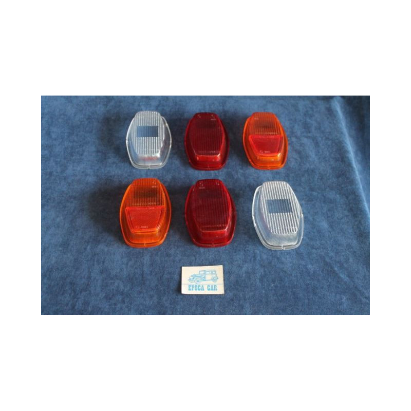 128 3P  LENSES (6 PIECES)  FOR REAR LIGHTS   CARELLO