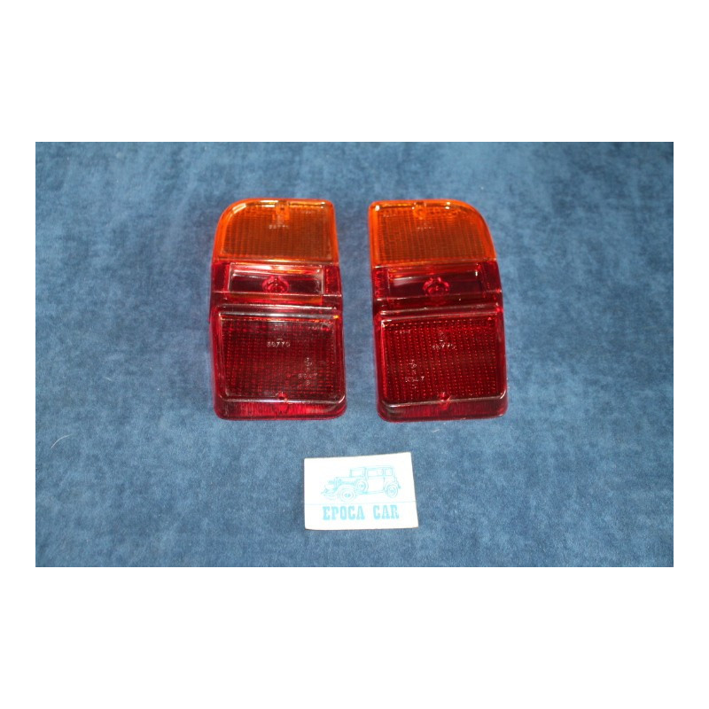 128 STATION   PAIR LENSES FOR REAR LIGHT   P.V.