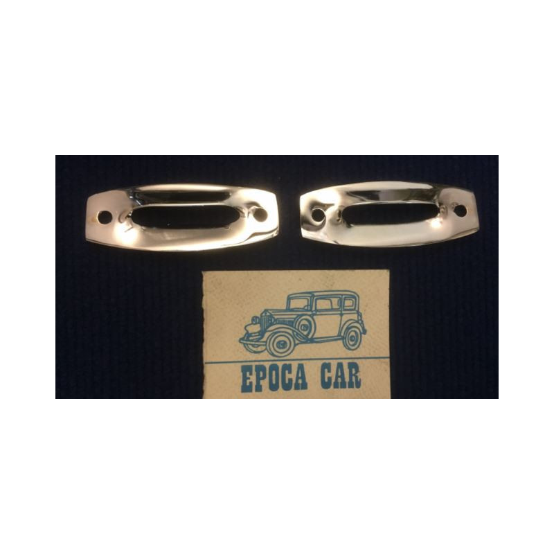 PLATES CHROME REAR SEAT PAIR