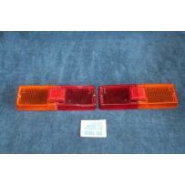 128 SEDAN SPECIAL '72  PAIR LENSES FOR REAR LIGHTS   STARS