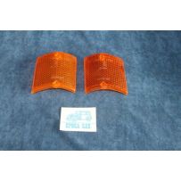 128  COPPIA PLASTICHE ARANCIONI PER FANALINI ANT.   ALTISSIMO