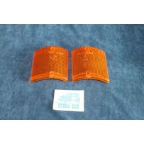 128  PAIR ORANGE LENSES FOR FRONT LIGHT   ARIC